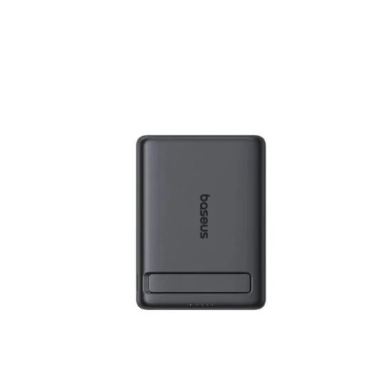 Baseus PicoGo AM31 Qi2 Ultra-Mini Magnetic  Power Bank with Kickstand 5000mAh 20W - Cosmic Black